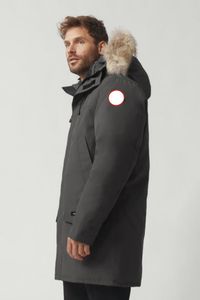 Neue Winter-Herren-Baumwolljacke, große Woll-Baumwolljacke, mittellange warme Daunenjacke