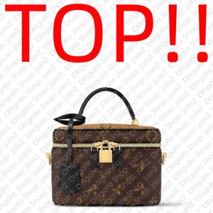 Kosmetiktaschen Etuis TOP.M45165 VANITY PM // Schöner Kulturbeutel Dopp Kit Lady Designer Handtasche Geldbörse Hobo Satchel Clutch Abendtasche Pochette Accessoires