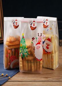 Gift Wrap 50Pcs Christmas Cellophane Bags Party Cello Cookie Baking Sweet Candy Biscuit Bag Hand Made DIY Plastic Packaging7770110