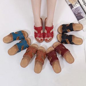 샌들 드롭 여성 Sandles Sandalias Mujer 2023 여성 검투사 여름