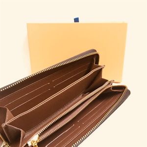 M60017 Zippy Wallet Designer Womens Zipped Key Coin Card حامل يومي حقيبة Mini Pouch Pochette Cle Envordpe Carte de V306S