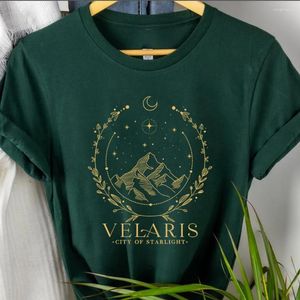 Женские футболки Velaris футболка City Of Starlight The Night Court рубашка SJM Merch ACOTAR унисекс топы с короткими рукавами