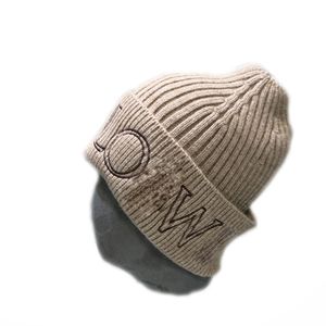 varm mössdesigner Beanie Winter Hat Knittad dubbelskikt kashmir ull mode trend förtjockad version kallsäker utomhussportsresor