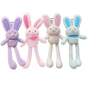 Plush Dolls Pull The Rabbit Basket Stuffers Keychain Up Toys Soft ie Stress Relief Toy Birthday 230427