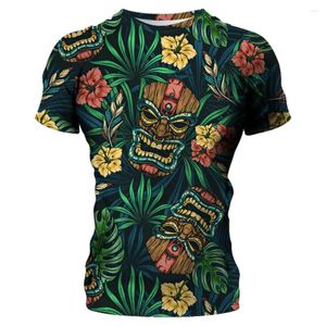 Herren T-Shirts Sommer Mayan Ghost 3D-Druck T-Shirts Streetwear Männer Frauen Mode Übergroßes Kurzarmhemd O-Ausschnitt Kinder T-Shirts Tops Kleidung