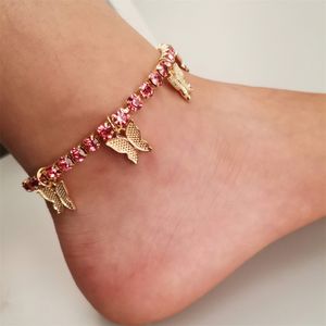 Anklets 1pc Boho Fjäril,