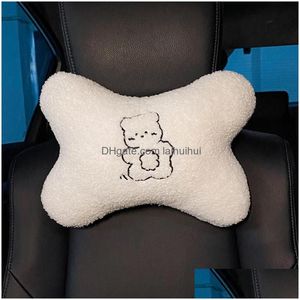 Car Seat Covers Ers Er Set Luxury For Cars Women Protector Winter Plush Cute Baby Accessories Drop Delivery Mobiles Motorcycles Inter Dhyzf