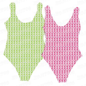 Volle Buchstaben Bikinis Bademode für Frauen Sommer Design Split Bikini Unterwäsche Schwimmen Badeanzüge