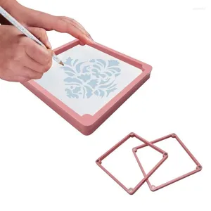 Party Favor DIY Sugar Cookies Stencil Fixing Frames Baking Magnetic Icing Cookie Holder Random Color Fondant Cake Decorating Tools