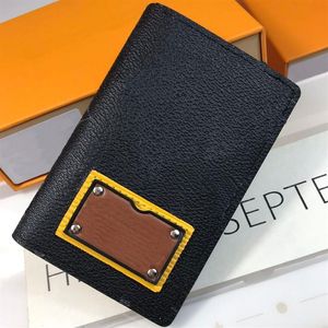 Organizzatore tascabile di alta qualità Damiergraphite Canvas Portafoglio Titolo degli uomini Day Cluch Designer Wallets Carte di credito Cover305J