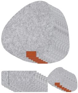 Mats Pads Felt Placemat Set Of 18 Washable HeatResistant Placemats Contains Coasters And Cutlery Bag1521982