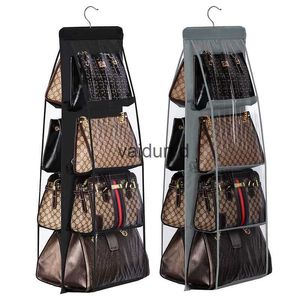 Förvaringspåsar för garderobsskåp transparent väska hängande handväska arrangör dörr vägg klar diverse sko med galge pouchvaiduryd