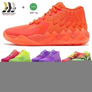 MB01 MENS BASDKETBALL SHOE LAMELO BALL 1 CITY LO UFO 여기에서 ricks mortys 디자이너 패션 남자 야외 조깅 S Walking S