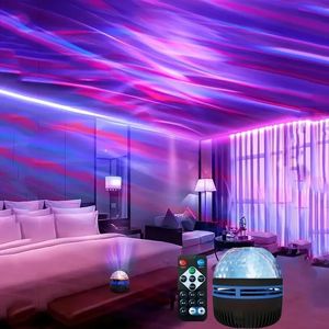 Other Event Party Supplies 1pc Starry Projector Light With 7 Color Patterns Remote Control Polar Night For Bedroom Atmosphere 231124