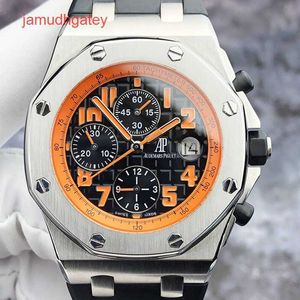 AP Swiss Luxury Watch Royal Oak Offshore Series 26170 Volcano Face Precision Steel Men's Watch with Timing Funktion 42mm