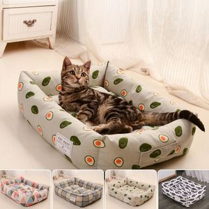 Mattor Pet Cat Bed Soffa Mats Pet Products Coussin Chien Animals Accessories Cats Borge Supplies For Large Medium Small House Cat Bed