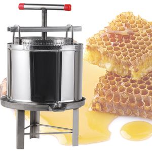 Prensa de mel de aço inoxidável, máquina de prensa de mel de apicultura, prensa de mel sólido