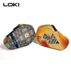 Bord Tennis sätter Loki Original Hard Shell Table Tennis Racket Cover Bag Original Ping Pong Racket Case High Quality 231127