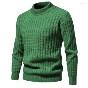 Мужские свитера, осень 2023, мужской вязаный свитер для молодых, однотонный, с круглым воротником, модный, повседневный, с рукавами, тонкое качество