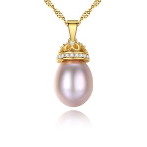 European Trend Pearl Pendant Necklace S925 Silver 3A Zircon Vintage Necklace Fashion Women High end Collar Chain Wedding Party Jewelry Valentine's Day Gift SPC