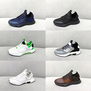 Designer Men Sneakers Nylon Casual Shoes Brand Wheel Trainers Luxury Real Leather Sneaker Fashion Platform Solid Heighten Shoe Size 38-45