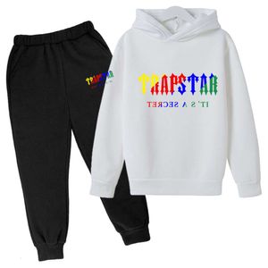Kids Trapstar Tasarımcı Trailtsits Bebek giysileri Seti Toddler Sweater Hooded Kid Setler Setler Kız Kızlar Gençlik Çocuk Hoodies 3562ESS
