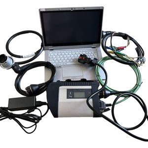 SD Connect MB Star C4 Multiplexer Support Diagnos Programmering med CF-AX2 Laptop Full Set Ready Use