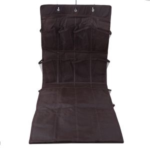 Páfeos de guarda -roupa de armazenamento de roupas de armazenamento porta de sapato de sapato pendurado o organizador espacial, armário de saco de parede de rack saco de retenção