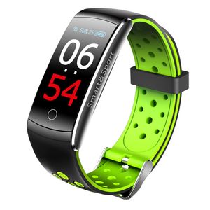 Turya Q8s Smart Bracelet IP68 Impermeável banda inteligente Rastreador de fitness Pressão sanguínea Monitor de pulseira inteligente Pk Mi Band 2 3