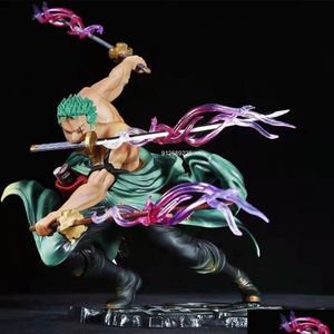 Action Toy Figures One Piece 21Cm Figure Gk Roronoa Zoro Figurine Manga Model Decoration Collection Cartoon Diy Kids Toys Gift Dro Dh2Fs