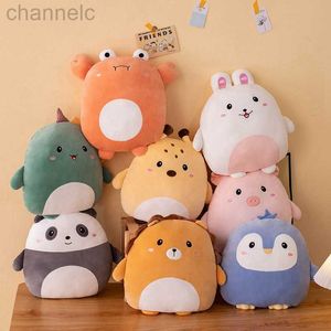 Animali di peluche ripieni 40 cm Cuddly Squishy Pinguino Maiale Coniglio Panda Granchio Kawaii Zoo Animale Cuscino Morbido ie Peluche Bambola Regalo di compleanno per bambini