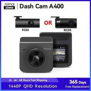 70mai A400 Dash Cam 1440P Resolution Car Recorder 70mai Car DVR Dual Channel Front and Back Sight Cam APP Control 145 FOV DVR