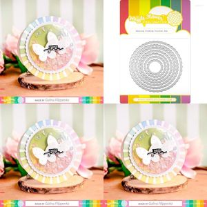 Confezione regalo Cerchi di nidificazione 2023 Fustelle in metallo per fai da te Scrapbooking Artigianato Maker Po Modello Decorazione fatta a mano