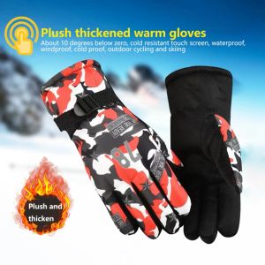 Warm Ski Gloves Polyester Warm Light Waterproof And Breathable The Wrist Can Be Tightened And Relaxed for A Better Fit Glove