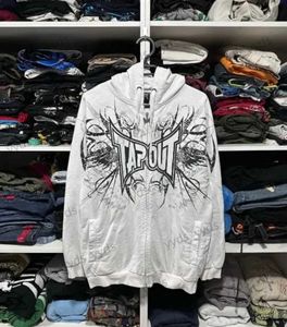 Herrtröjor tröjor 2023 ny amerikansk vintage gotisk tryck hoodie män y2k street populära hip hop punk tröja unisex casual loose hoodie tops män t231127