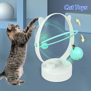 猫のおもちゃ自動猫トレーニングおもちゃ猫ティーザーインタラクティブ面白い猫の羽毛猫おもちゃスマートペットおもちゃ