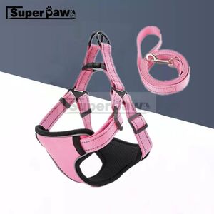 Conjuntos novo estilo de colete para cães de estimação, conjunto de coleira para cães pequenos e médios, buldogue francês, corgi, dropshipping zll21