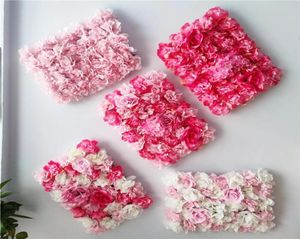 40x30 cm Artificial Flower Wall Wedding Decoration Peony Rose Berry Fake Flowers Panels Hydrangea Christmas Babyshower Hairsalon HO2994303