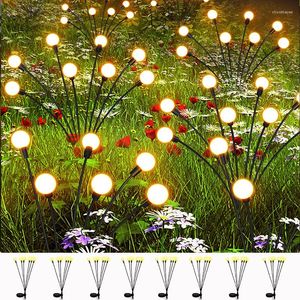 Outdoor LED Solar Lights Waterproof Garden Decoration Firefly Lawn na patio chodnik