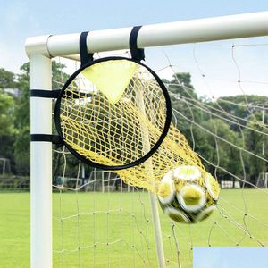 Bollar Soccer Training Equipment Football Shooting Target Net Mål Youth Kick Practice Topps 230613 Drop Delivery Sports Outdoors Athl Dhrjz