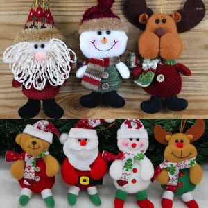 Christmas Decorations Santa Claus Snowman Tree Decoration Ornament Pendant Xmas Cute Gift Toppers