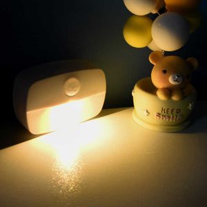 Светлый датчик световой заглушка EU в 220 В Детектор с питанием от аккумулятора светодиодная ночная лампа для спальни кухонная туалетная лестница AA230426