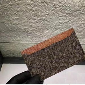 Women and Mens Design Casual Credit leather card set french tide Card ID Holder Wallet damier graphite canvas Bag with box 62666255S