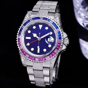 Męskie zegarek Diamond Automatyczne 2836 Mechaniczne zegarki 40 mm Sapphire Fashion Busines
