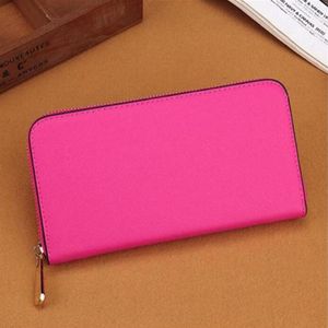 2020 Whole lady long wallet multicolor coin purse Card holder original women classic zipper pocke S36254E