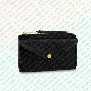 Korthållare Recto verso M69431 med mellan platt fickdesigner mode kvinnor mini zippy arrangör plånbok mynt handväska väska182k
