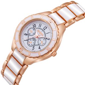 Orologio meccanico automatico da uomo nuovo con zaffiro automatico Sier in oro rosa, pelle marrone nera, acciaio inossidabile, vetro zaffiro, quadrante bianco