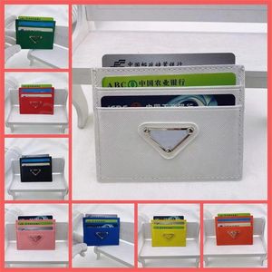 En Kaliteli Tasarımcı PU Deri Kart Tutucular Çanta Moda Kadınlar Erkekler Çantalar Üçgen Kredi Kartları Madeni Para Mini Cüzdanları284a