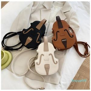デザイナーエブニングバッグバイオリンシェイプPUレザー女性のための小さなバックパック