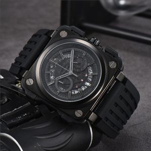 Sport brand BR Wristwatches Men lady Quartz Watches classic Fashion Square Watch multifunctional Automatic date business wrist Watch Modern Wristwatch bracelet